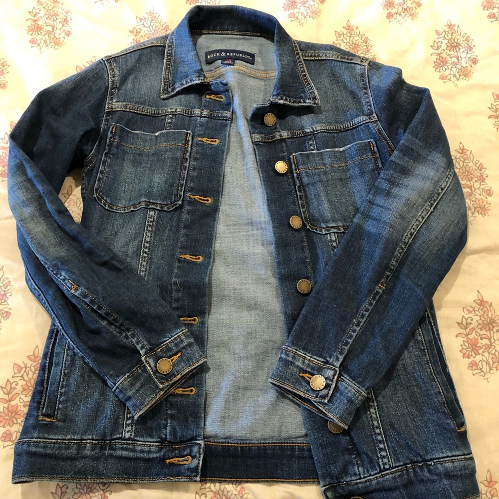 Rock & republic jean jack slightly distressed